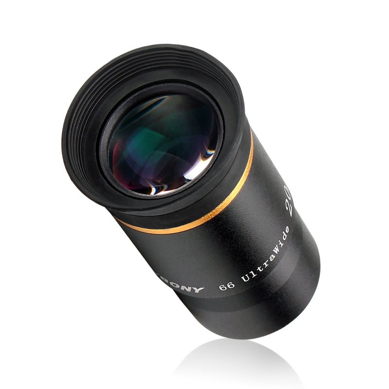 SVBONY Telescope Eyepiece Fully Mutil Coated 1.25 inches Telescope Accessories Set 66 Degree Ultra Wide Angle HD 20mm for Astronomy Telescope - Image 1